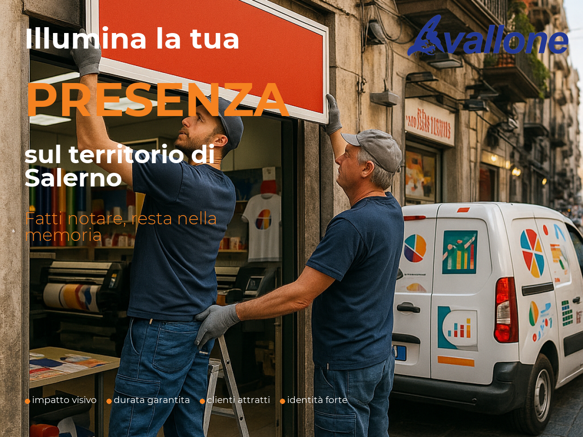 2 Insegne a Salerno per negozi, uffici e attività commerciali 2 Insegne a Salerno per negozi, uffici e attività commerciali