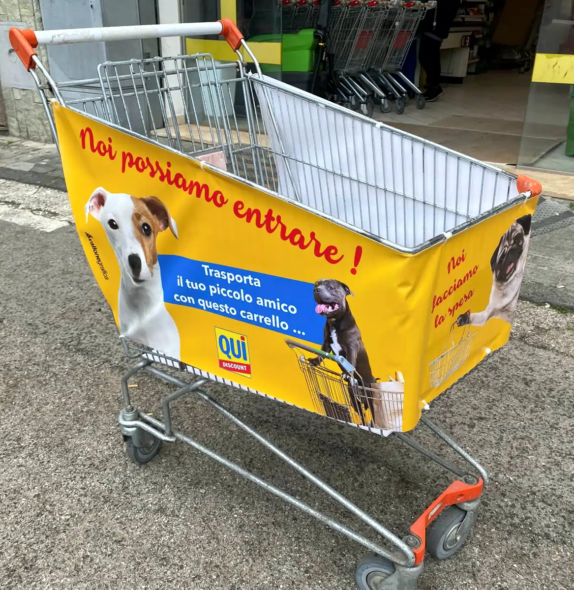 Decorazione personalizzata realizzata da Avallone Grafica